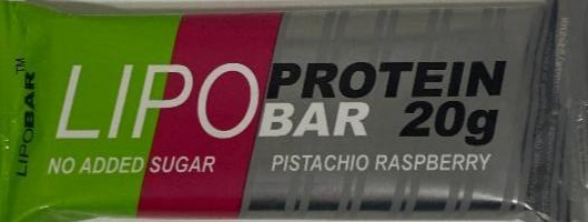 Фото - Lipo protein bar pistachio raspberry Lidl