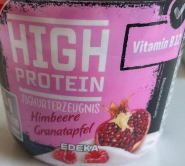 Фото - Високобілковий йогурт High Protein Himbeere Granatapfel Gut&Günstig