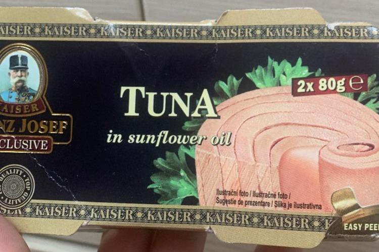 Фото - Тунець в соняшниковій олії Tuna Kaiser Franz Josef