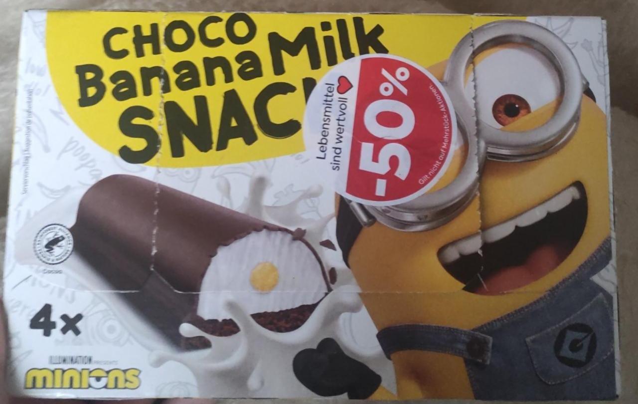 Фото - Снек зі смаком шоколаду банану та молока Minions