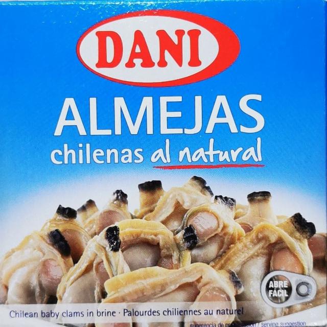 Фото - Молюски бейбі у власному соку Дані Dani almejas chilenas al natural