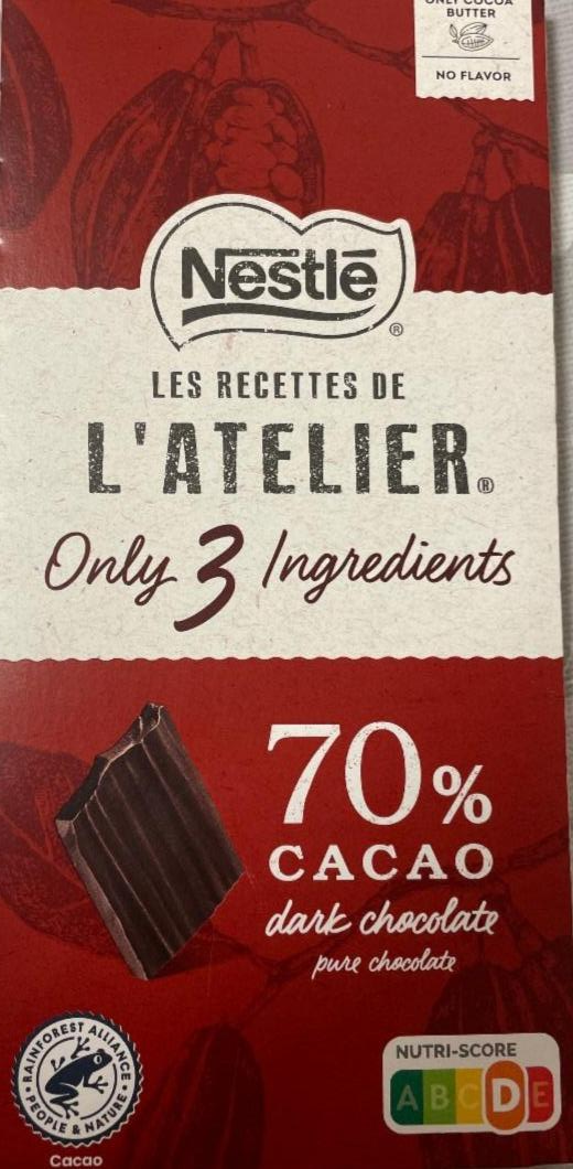 Фото - Шоколад гарячий Latelier 70% Nestlé