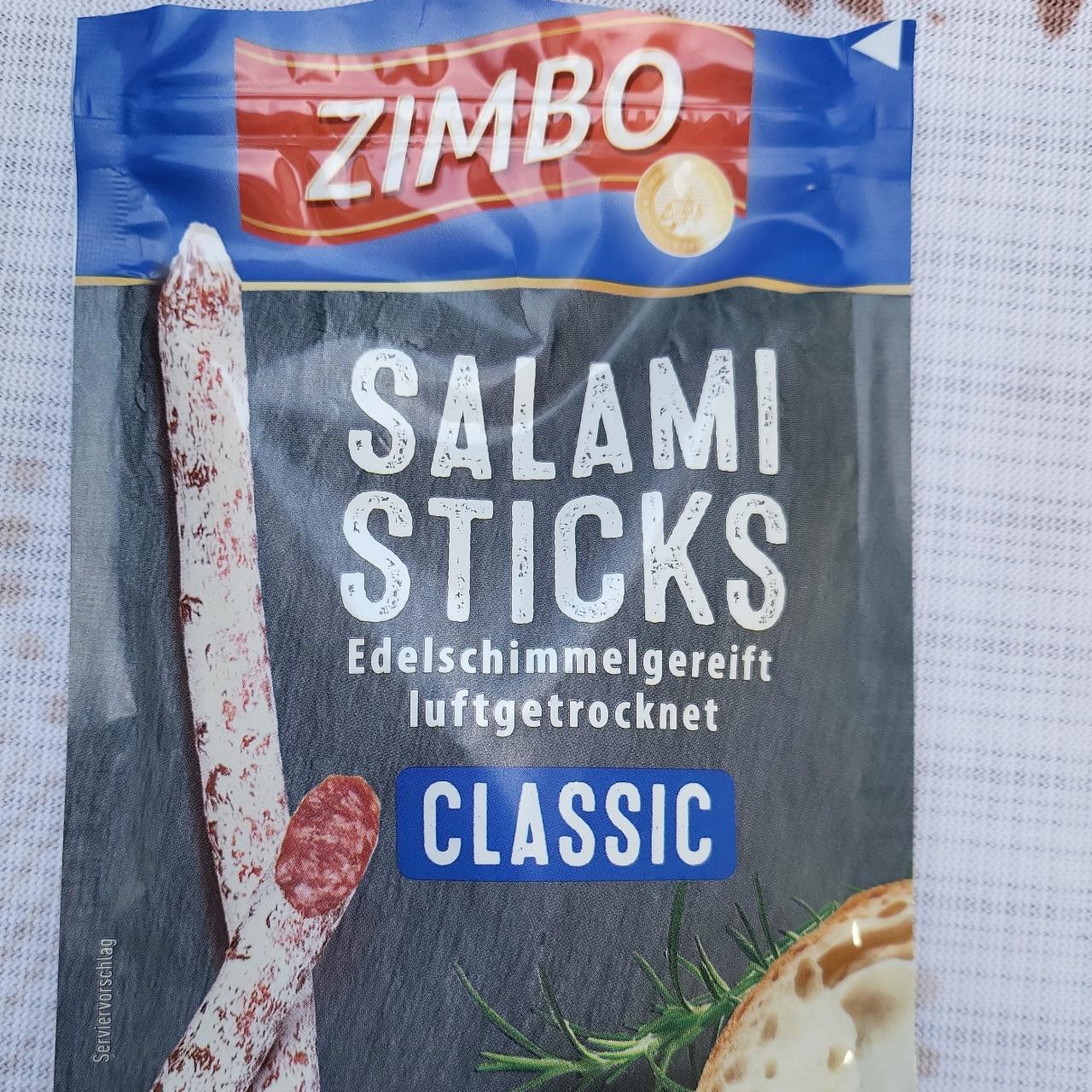 Фото - Ковбаски салямі Salami Sticks Zimbo