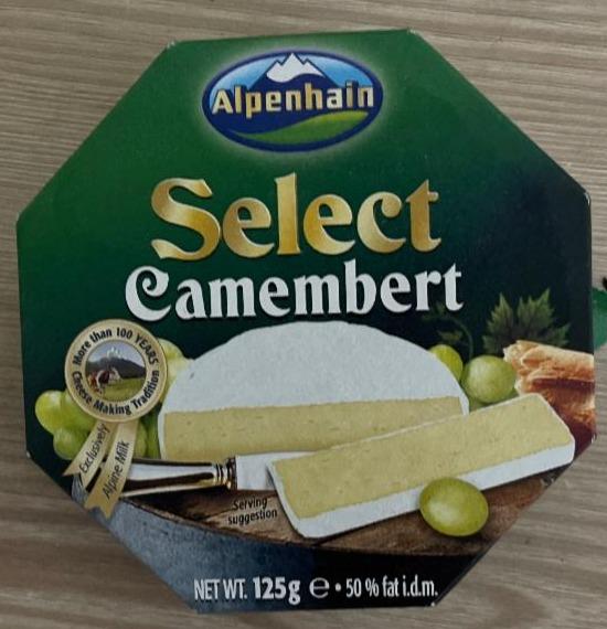 Фото - Сир 50% з білою пліснявою Select Camembert Alpenhain