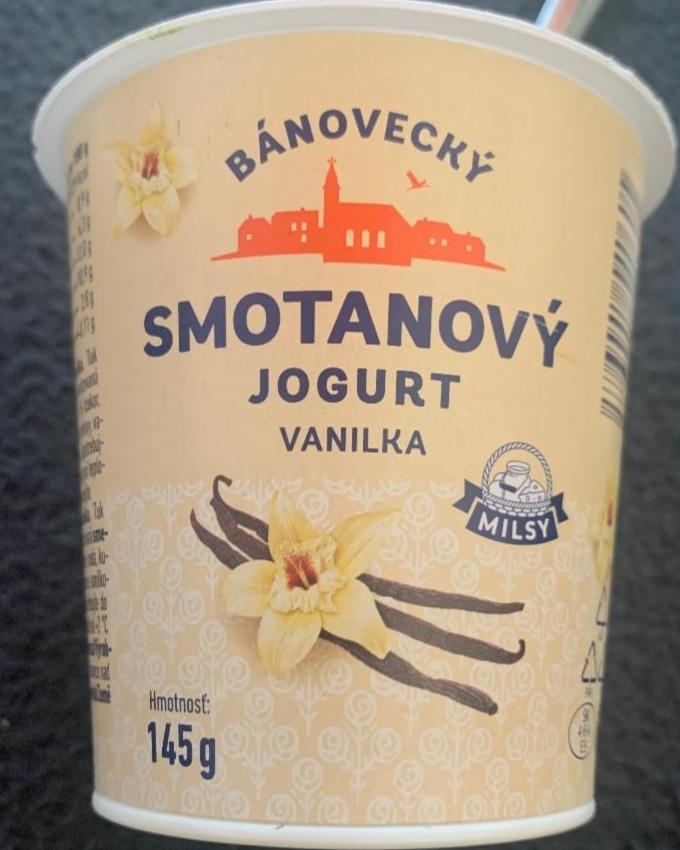 Фото - Bánovecký smetanový jogurt vanilka Mylsy