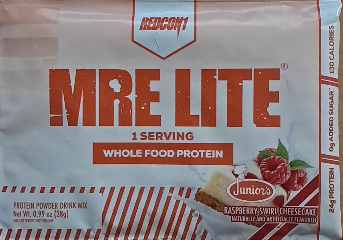 Фото - Mre Lite whole food protein Raspberry cheesecake Redcon1