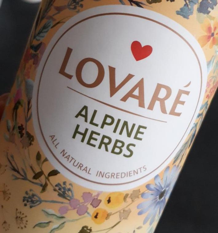 Фото - Бленд чаю трав'яного з квітковим фруктовим та плодово-ягідним Alpine herbs Lovare