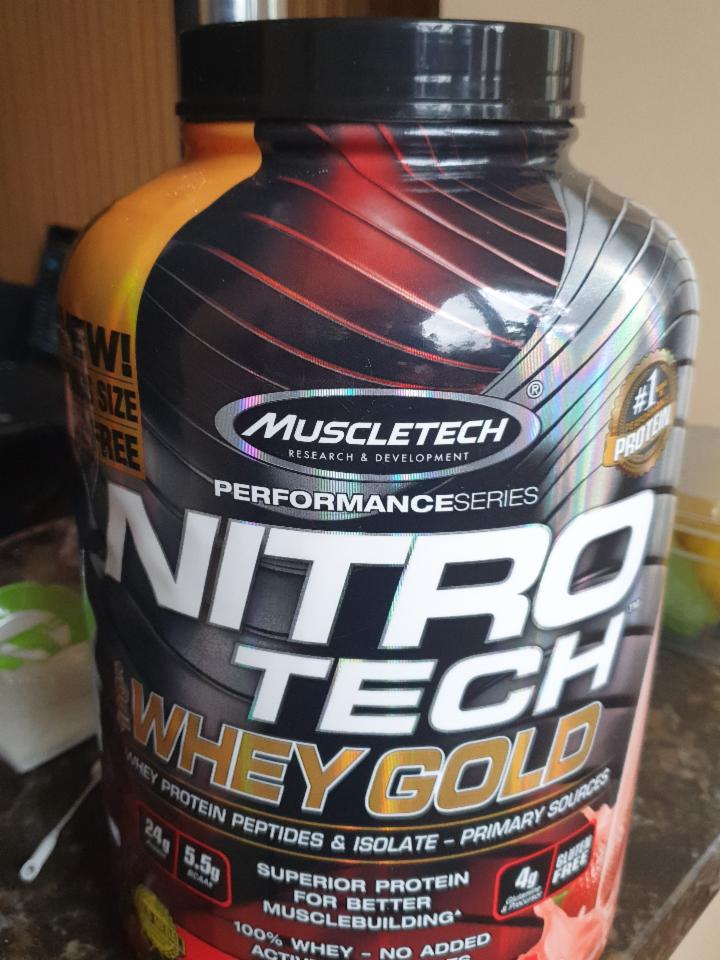 Фото - Протеїн Nitro Tech 100% Whey Gold Muscletech