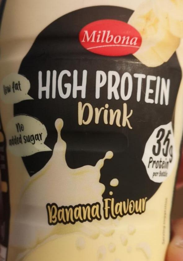 Фото - High Protein Drink Banana Milbona