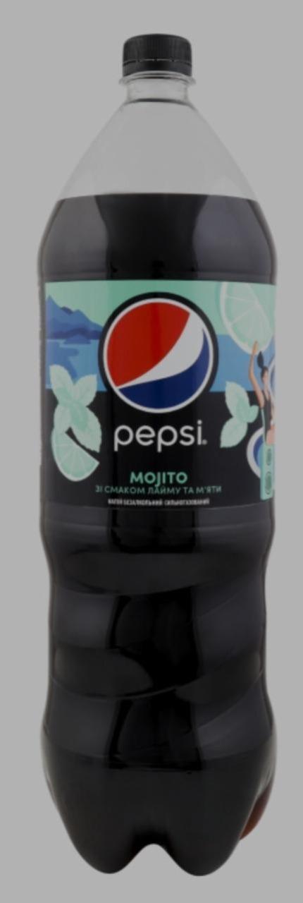 Фото - Напій безалкогольний сильногазований зі смаком лайму та м'яти Mojito Pepsi