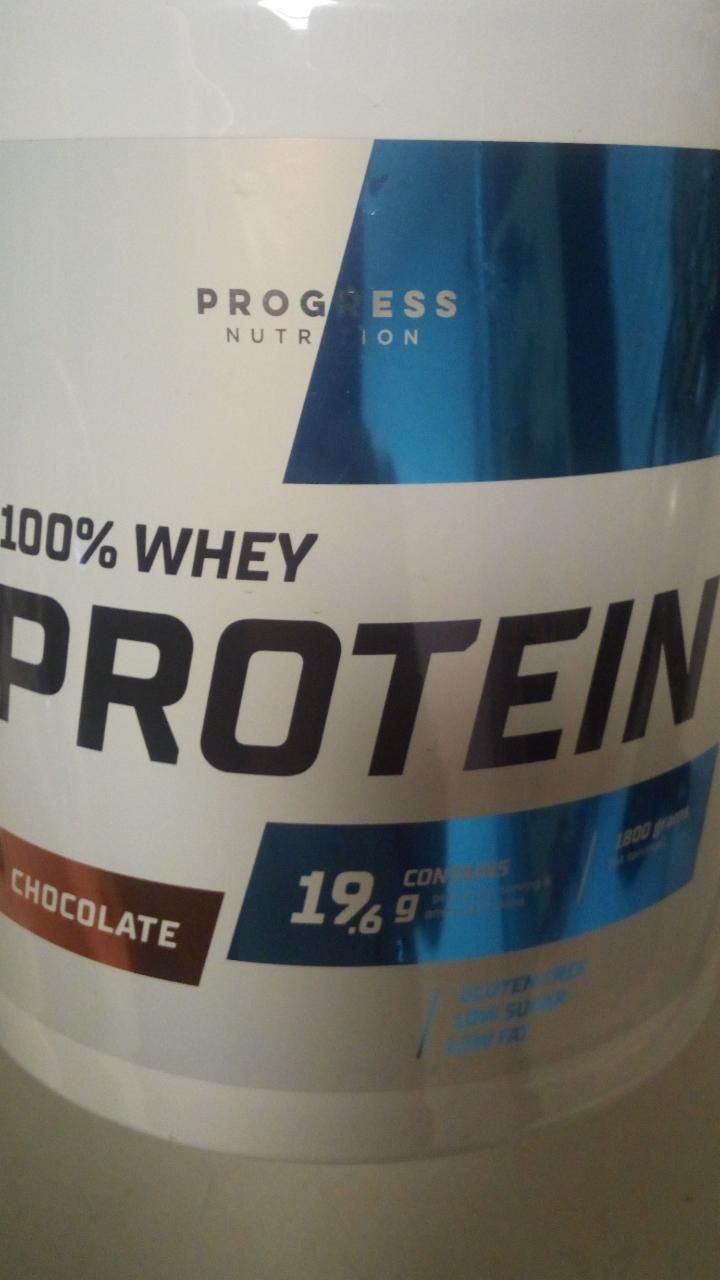 Фото - Протеїн 100% Whey Protein Chocolate Progress Nutrition