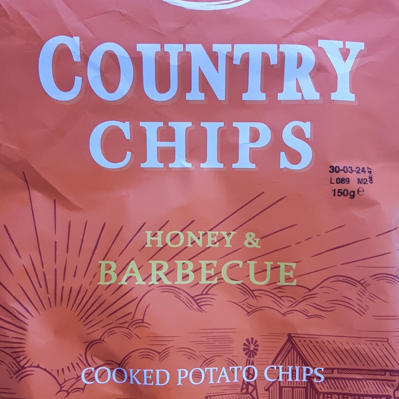 Фото - Чіпси картопляні зі смаком барбекю та меду Country Chips Jumbo