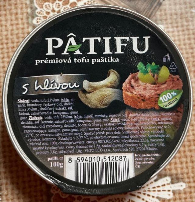 Фото - Паштет з тофу з грибами Patifu