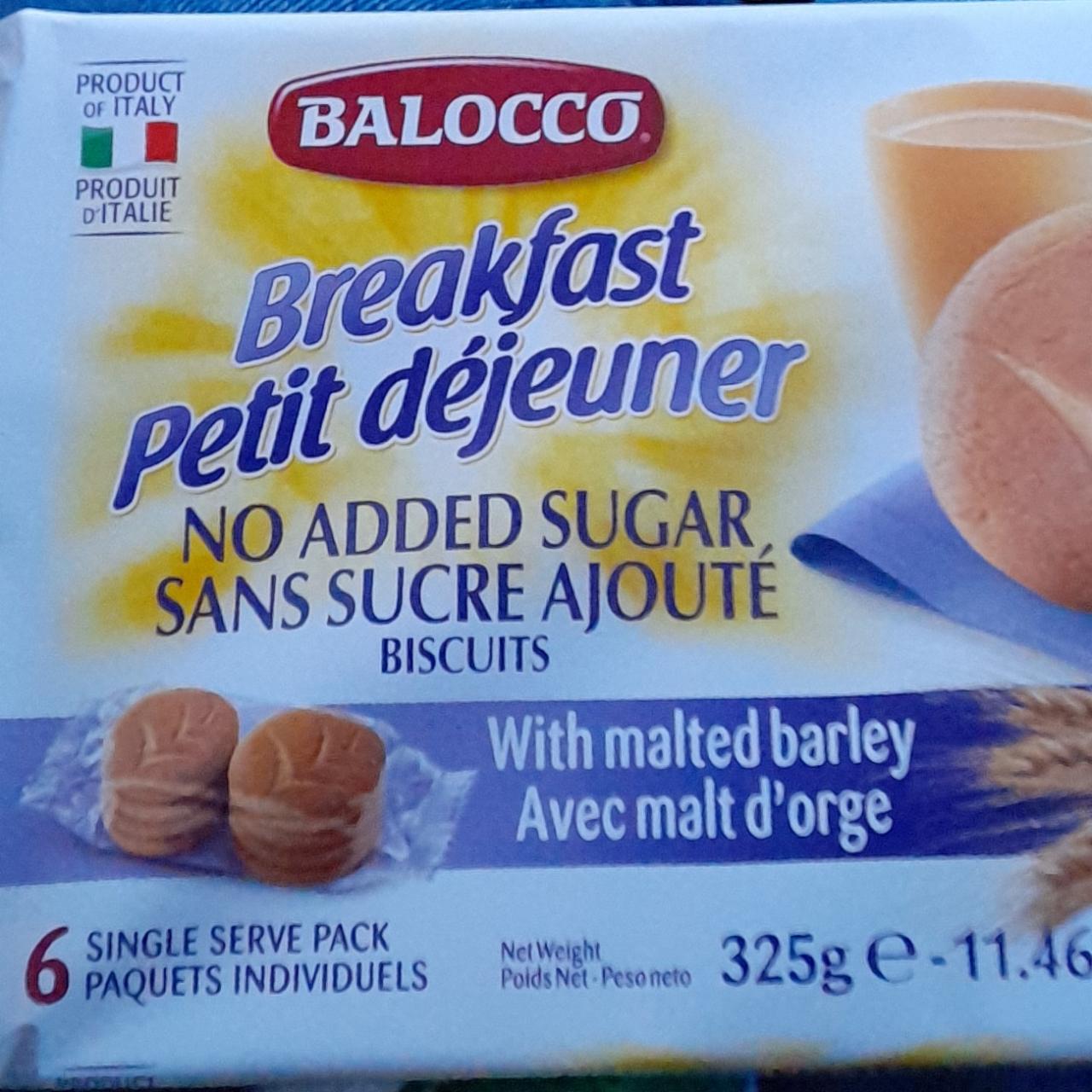 Фото - Печиво без цукру Breakfast Petit Balocco