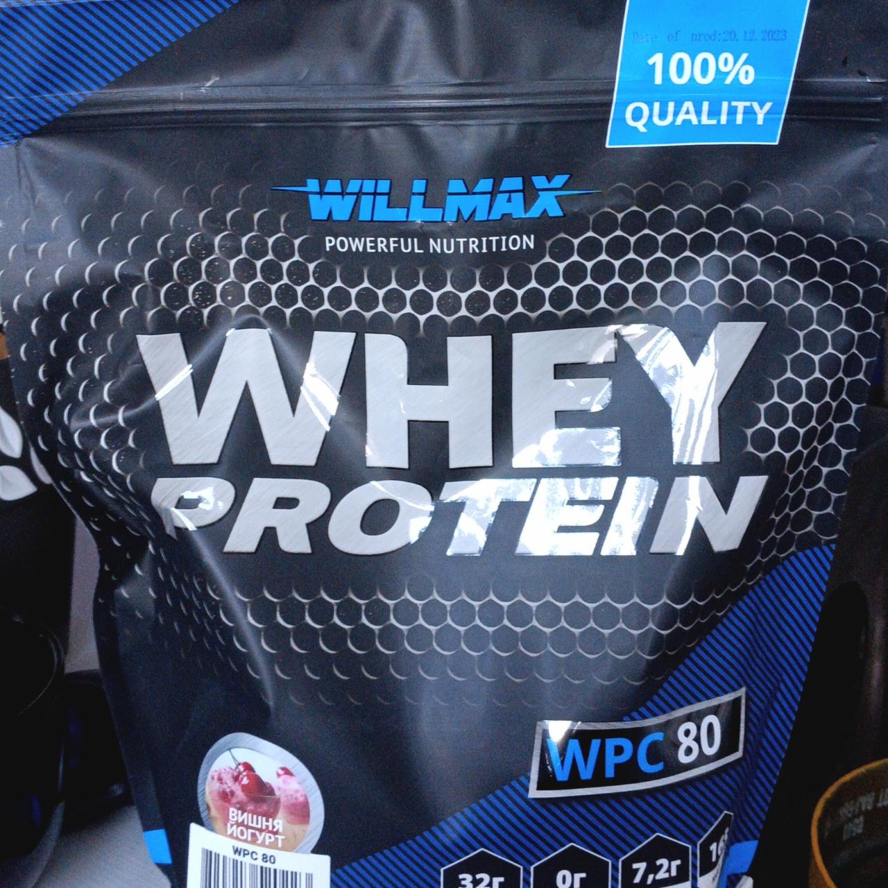 Фото - Whey Protein WPC 80 powerful nutrition Willmax