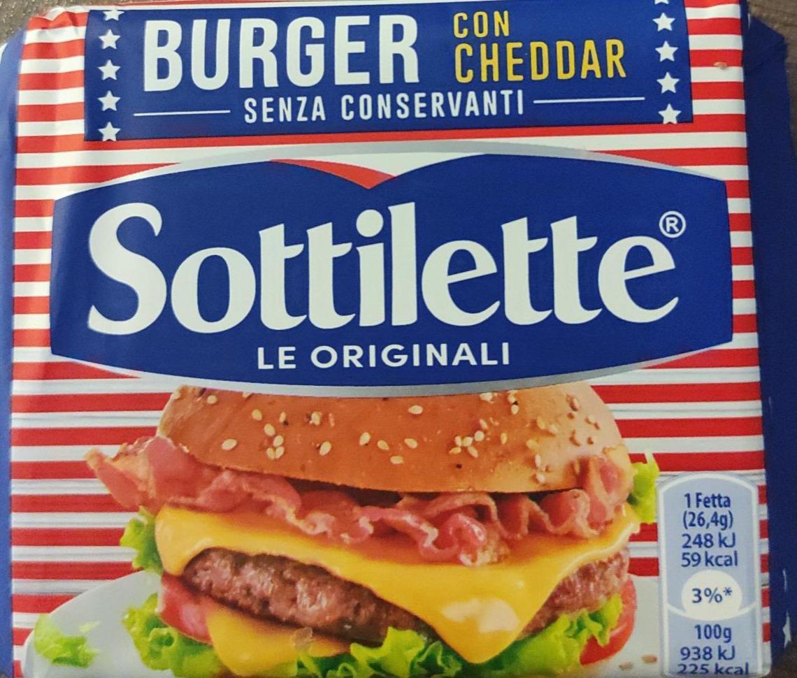 Фото - Burger con Cheddar Sottilette