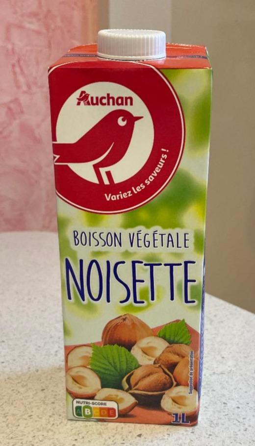 Фото - Напій рослинний горіховий Boisson Vegetale Noisette Auchan Ашан