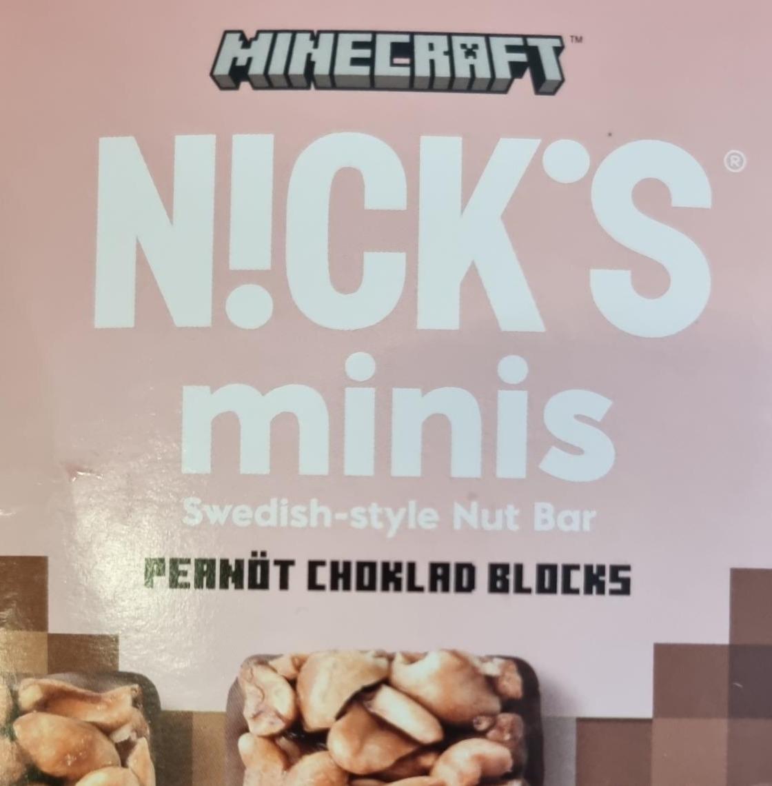 Фото - Minecraft Minis Peanöt Choklad Blocks Nicks
