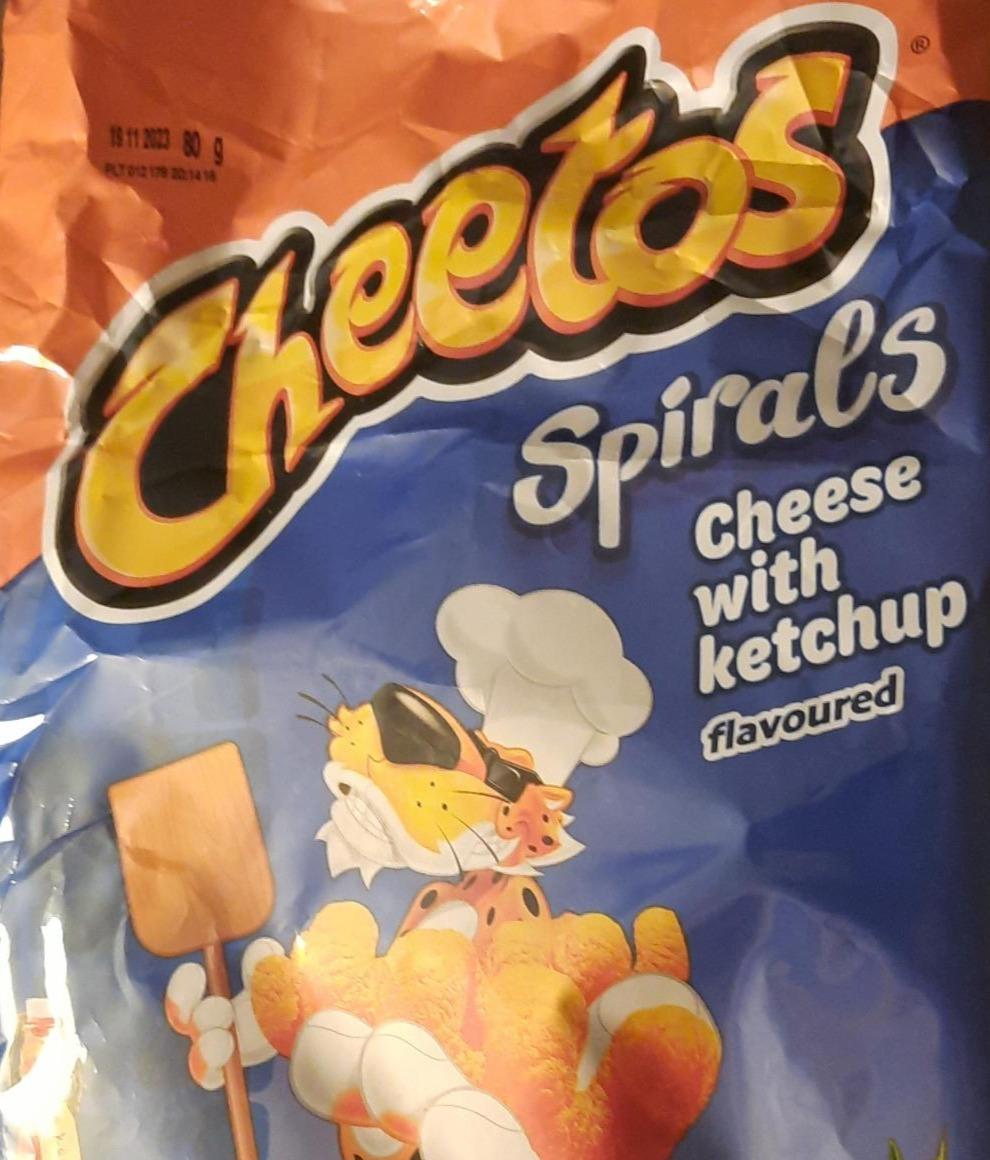 Фото - Cheetos spirals cheece with ketchup