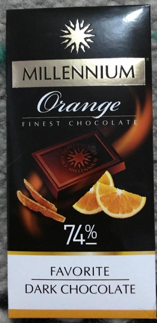Фото - Шоколад чорний 74% Orange Favorite Millennium