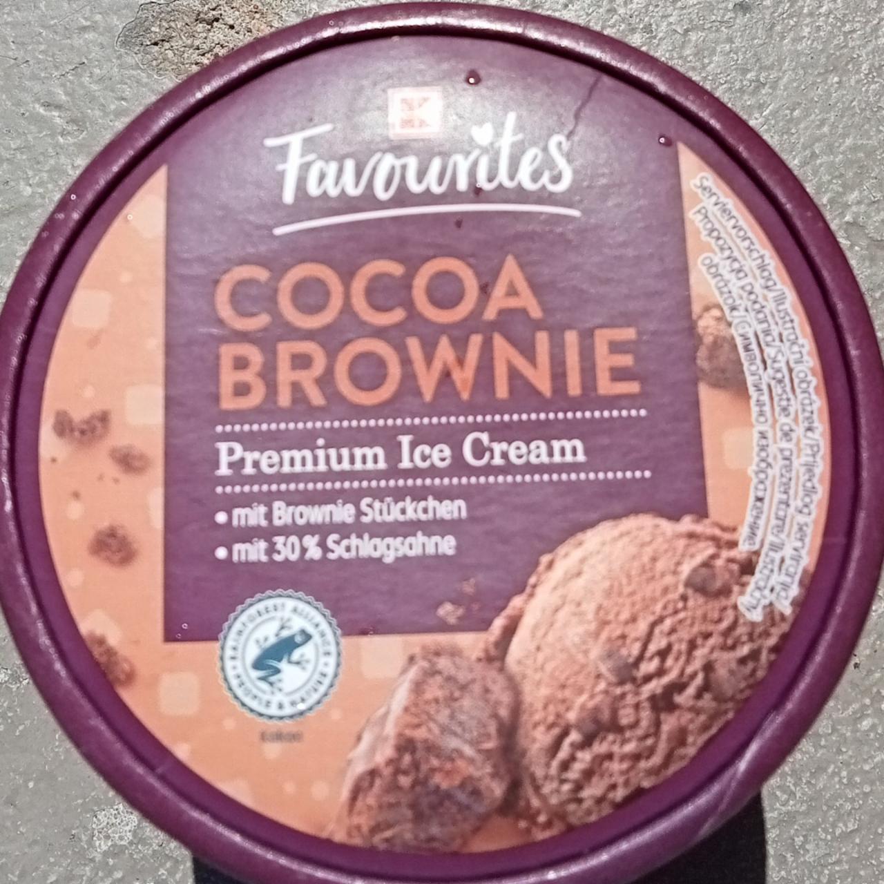 Фото - Морозиво Premium Ice Cream Cocoa Brownie K-Favourites