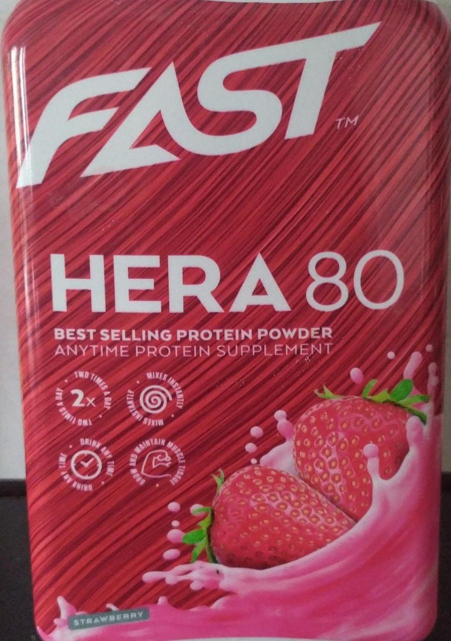 Фото - Hera 80 protein powder strawberry