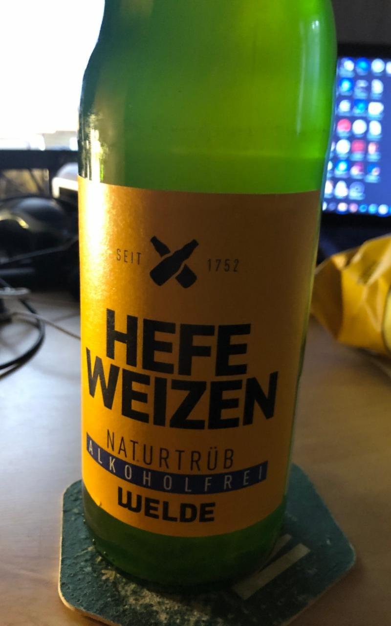 Фото - Пиво безалкогольне Hefe Weizen Welde