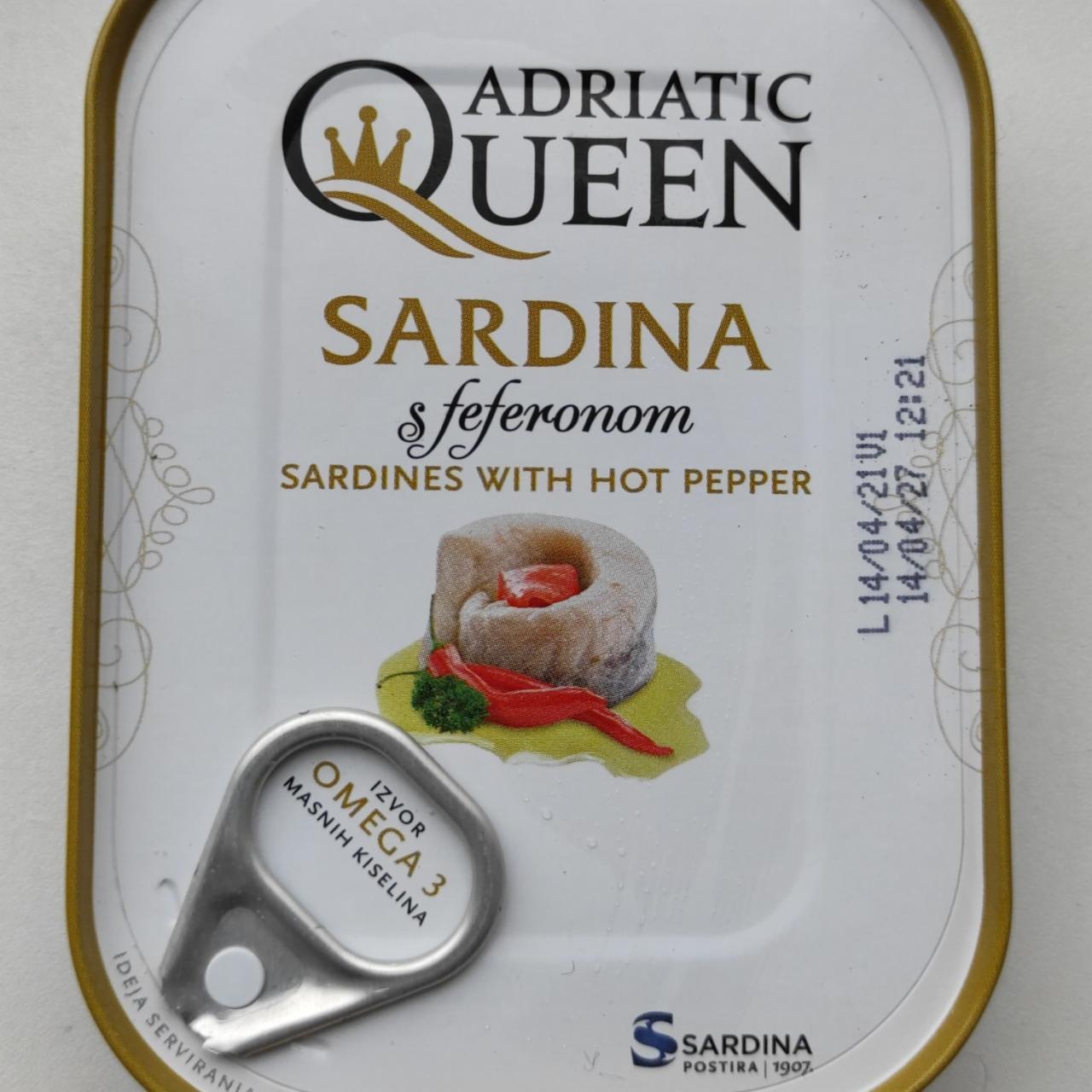 Фото - Сардини у рослинній олії з перцем чилі Adriatic Queen