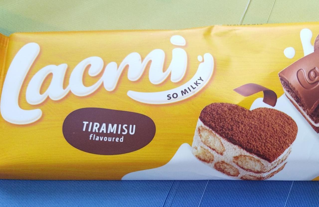 Фото - Шоколад молочний з печивом Tiramisu Lacmi Roshen Рошен