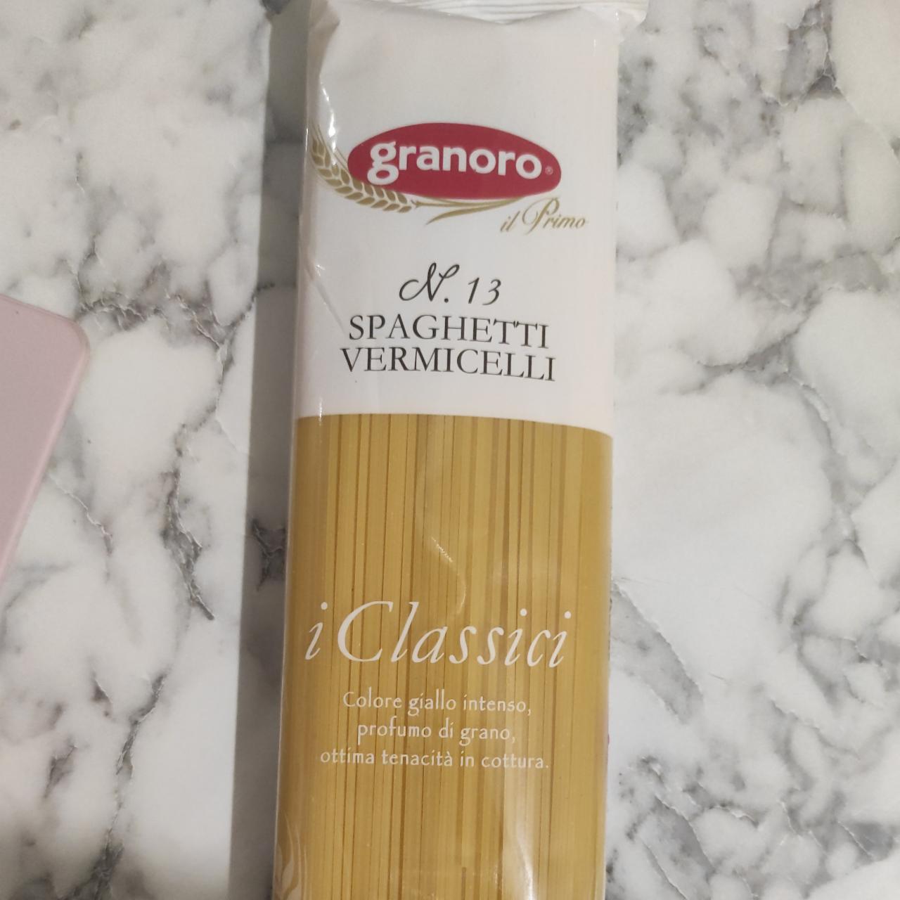 Фото - Вироби макаронні Spaghetti Vermicelli №13 Granoro