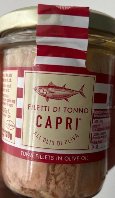 Фото - Тунець в олії Filetti Di Tonno Capri
