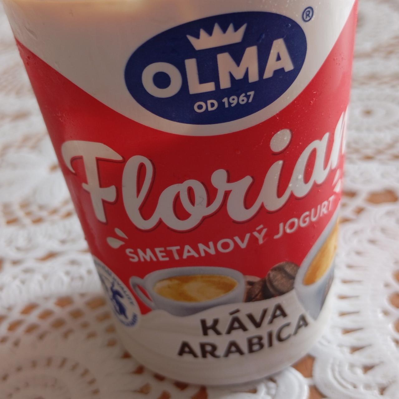 Фото - Florian smetanový jogurt káva arabica Olma