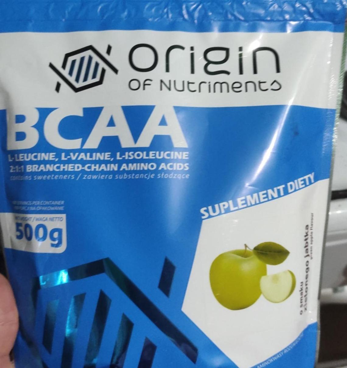 Фото - Амінокислоти BCAA Origin of Nutriments