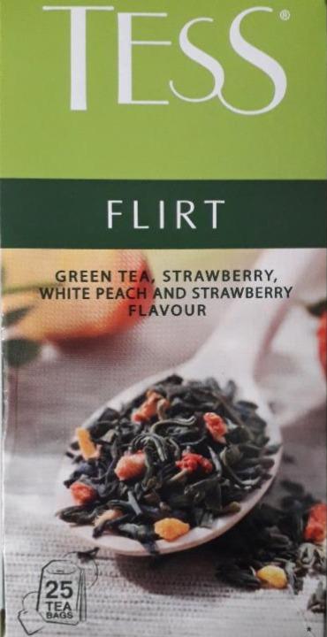 Фото - Чай зелений в пакетиках Tess Flirt