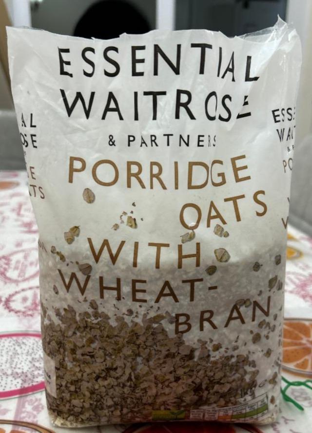 Фото - Porridge oats with wheat bran Essential Waitrose