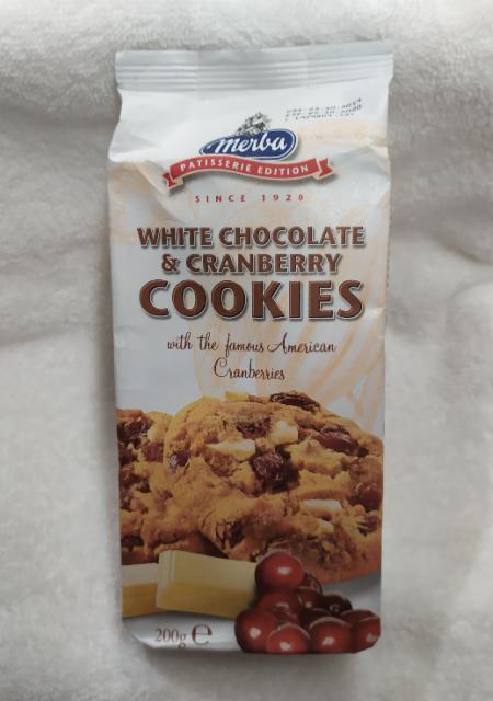 Фото - Печиво з журавлиною і шматочками білого шоколаду Merba