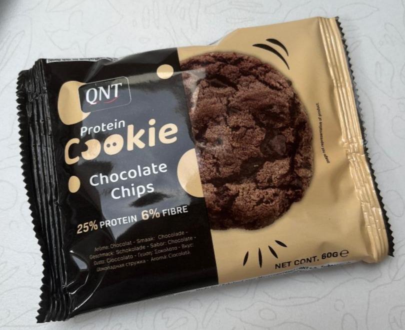 Фото - Шоколадне печиво Protein Cookie Chcolate Chips QNT
