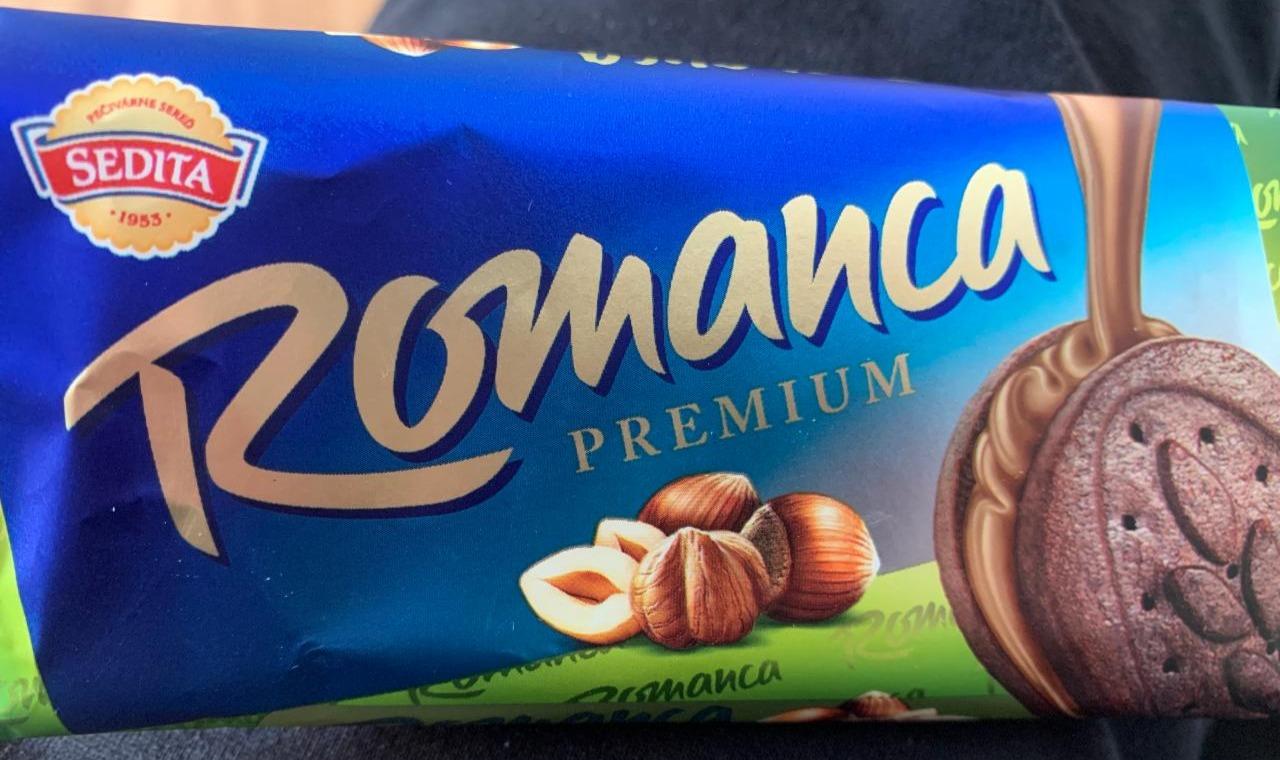 Фото - Romanca Premium Sušenka s lískooříškovou náplní Sedita