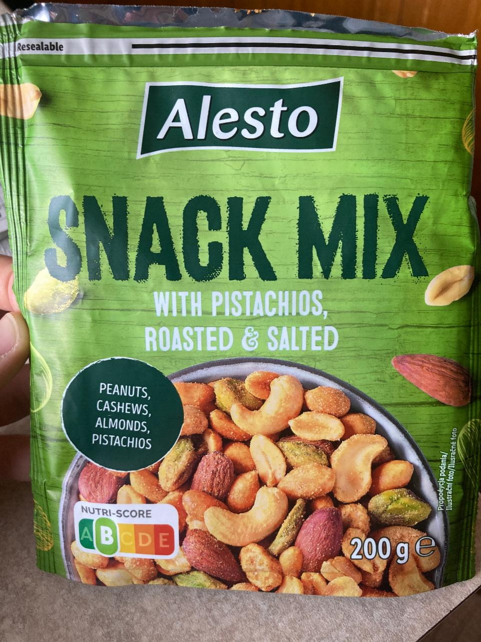 Фото - Snack Mix with pistachios, roasted & salted Alesto