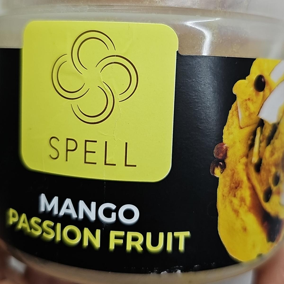 Фото - Морозиво сорбет манго-маракуйя з кокосовими чіпсами Spell
