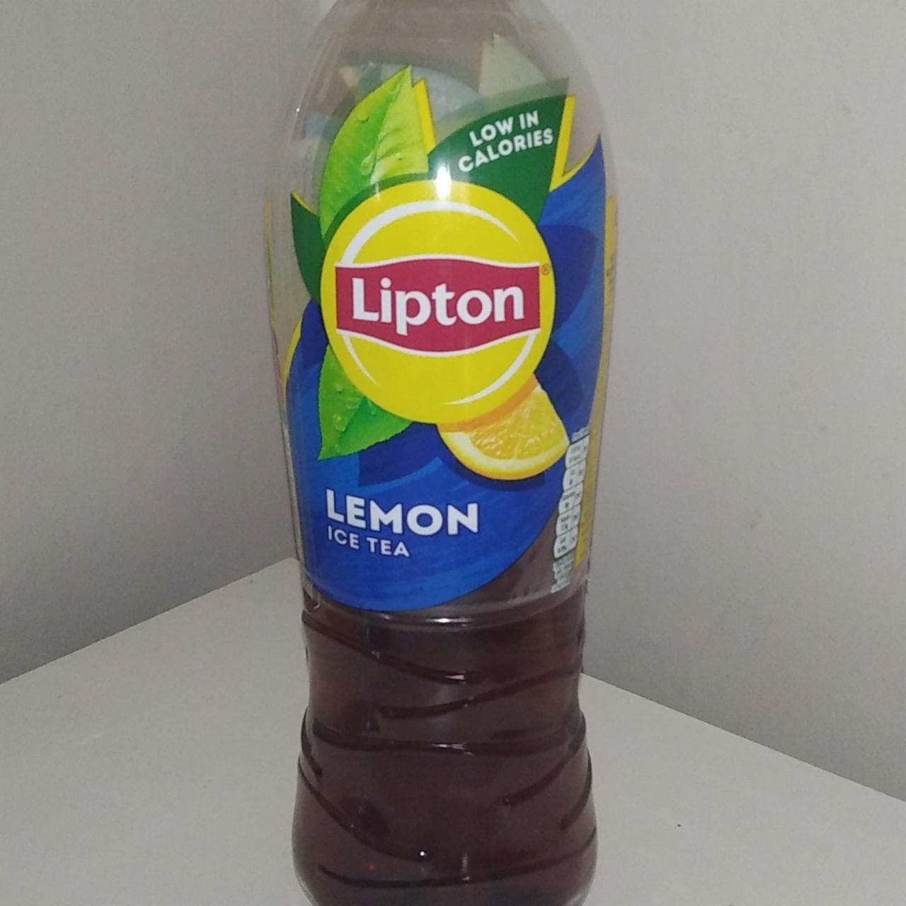 Фото - Чорний чай холодний зі смаком лимону Lipton