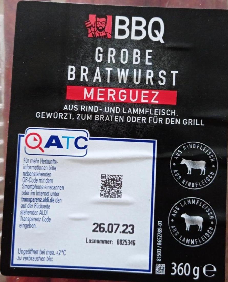 Фото - Grobe Bratwurst Merguez aus Rind und Lamm BBQ