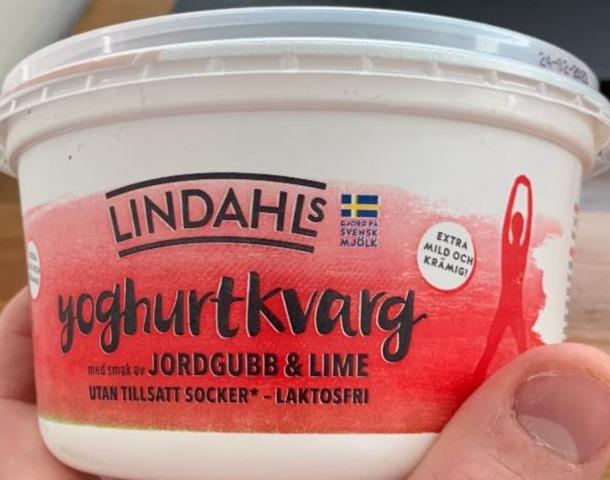 Фото - Yoghurtkvarg jordgubb lime Lindahls
