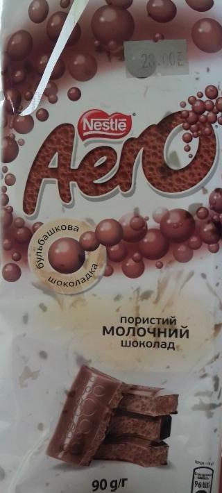 Фото - Пористий молочний шоколад Aero Nestlé