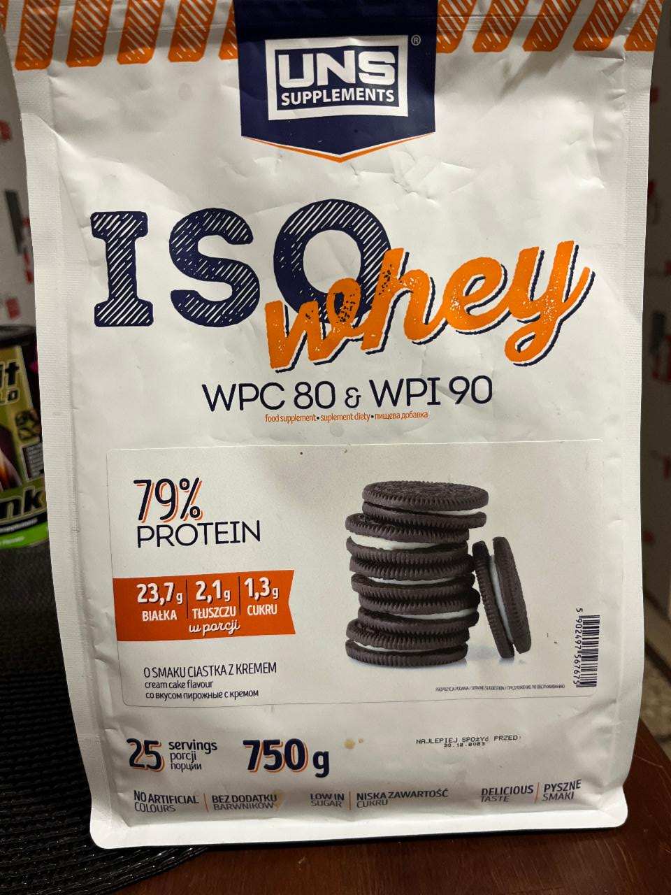 Фото - Протеїн Iso Whey 79% зі смаком печива з кремом UNS Supplements