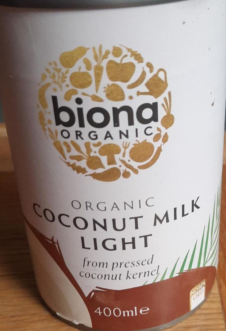 Фото - Organic Coconut Milk Light Biona