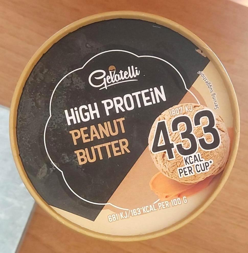 Фото - Морозиво протеїнове High Protein Peanut Butter Gelatelli