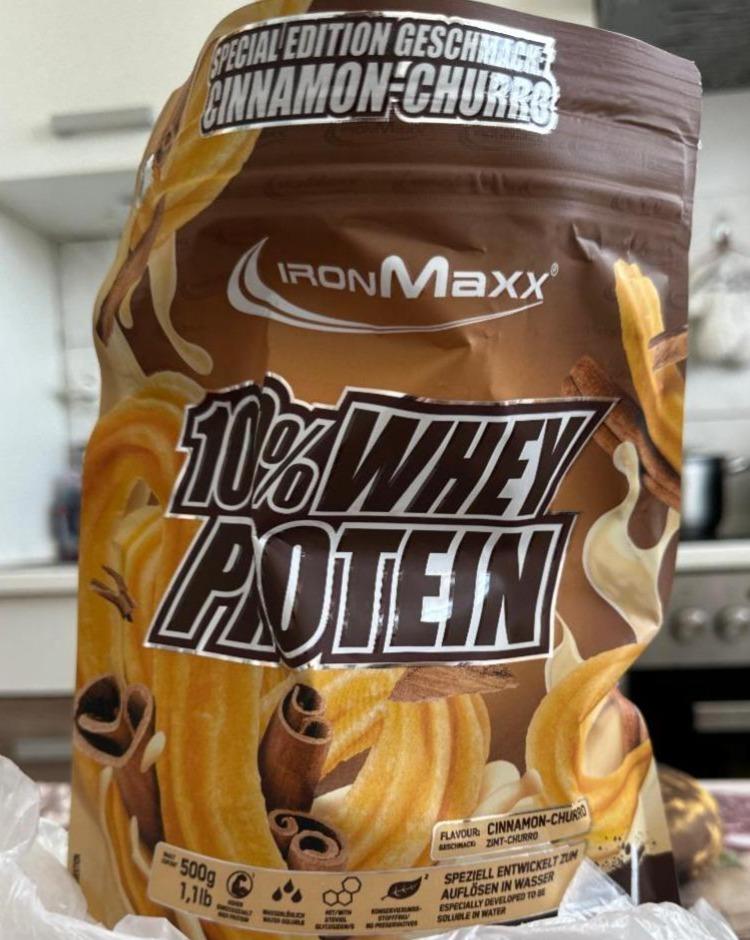 Фото - Протеїн 100% Whey Protein Cinnamon-Churro IronMaxx