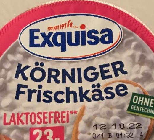 Фото - Сир кисломолочний безлактозний Körniger Frischkäse Exquisa