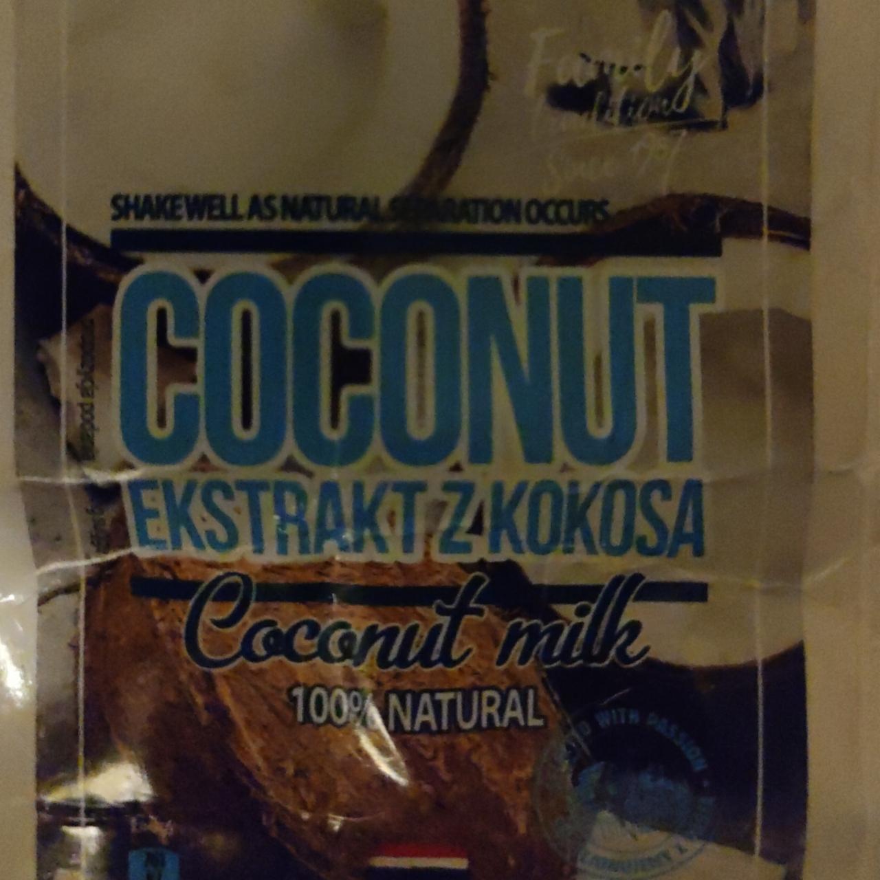Фото - Молоко кокосове Coconut Ekstrakt Kier
